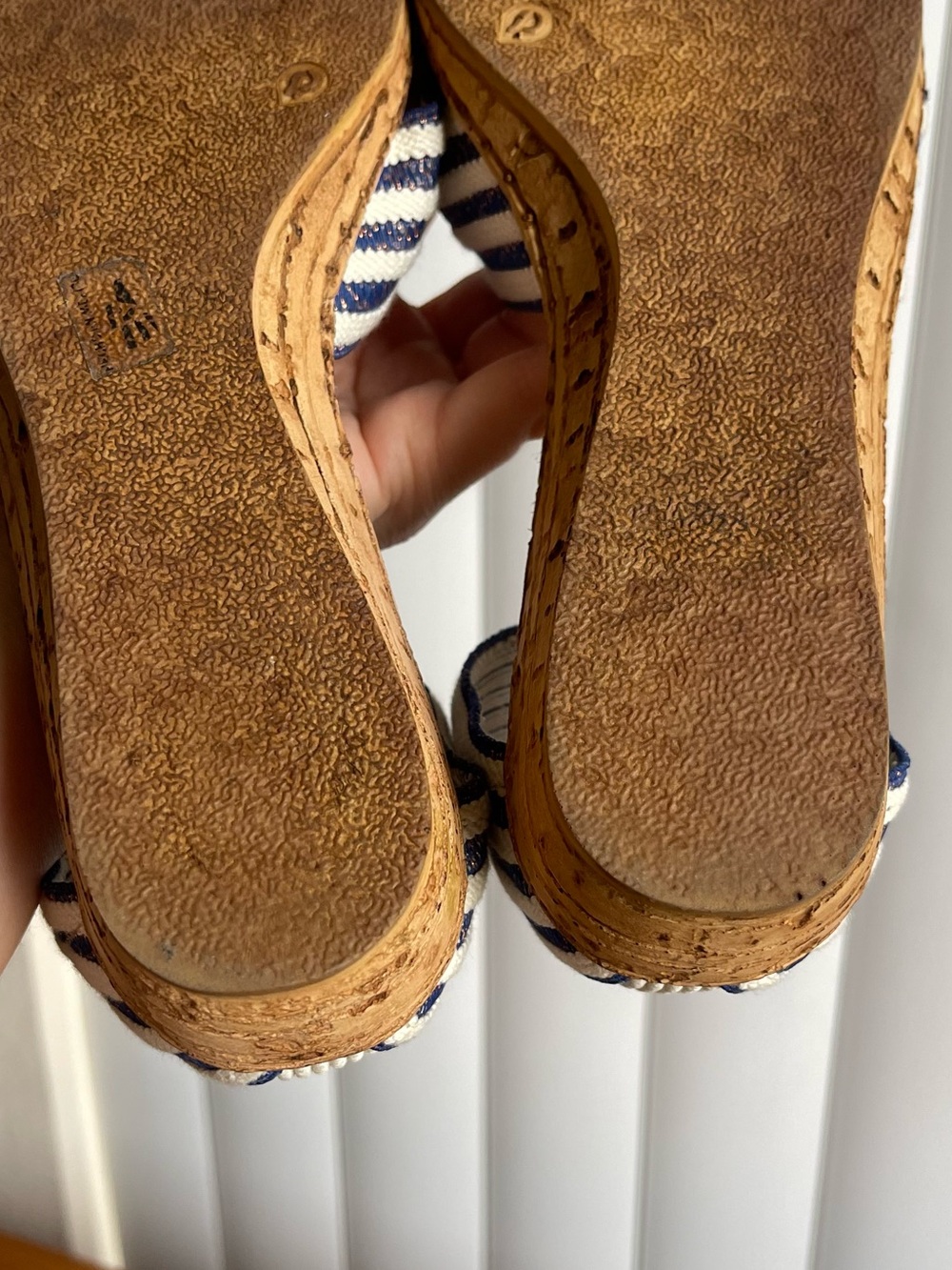 Charleston Shoe Co. Peachtree Low Wedge Sandal Size 6 - Picture 16 of 16